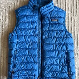 Patagonia Blue Kids Puffer Vest sz Large